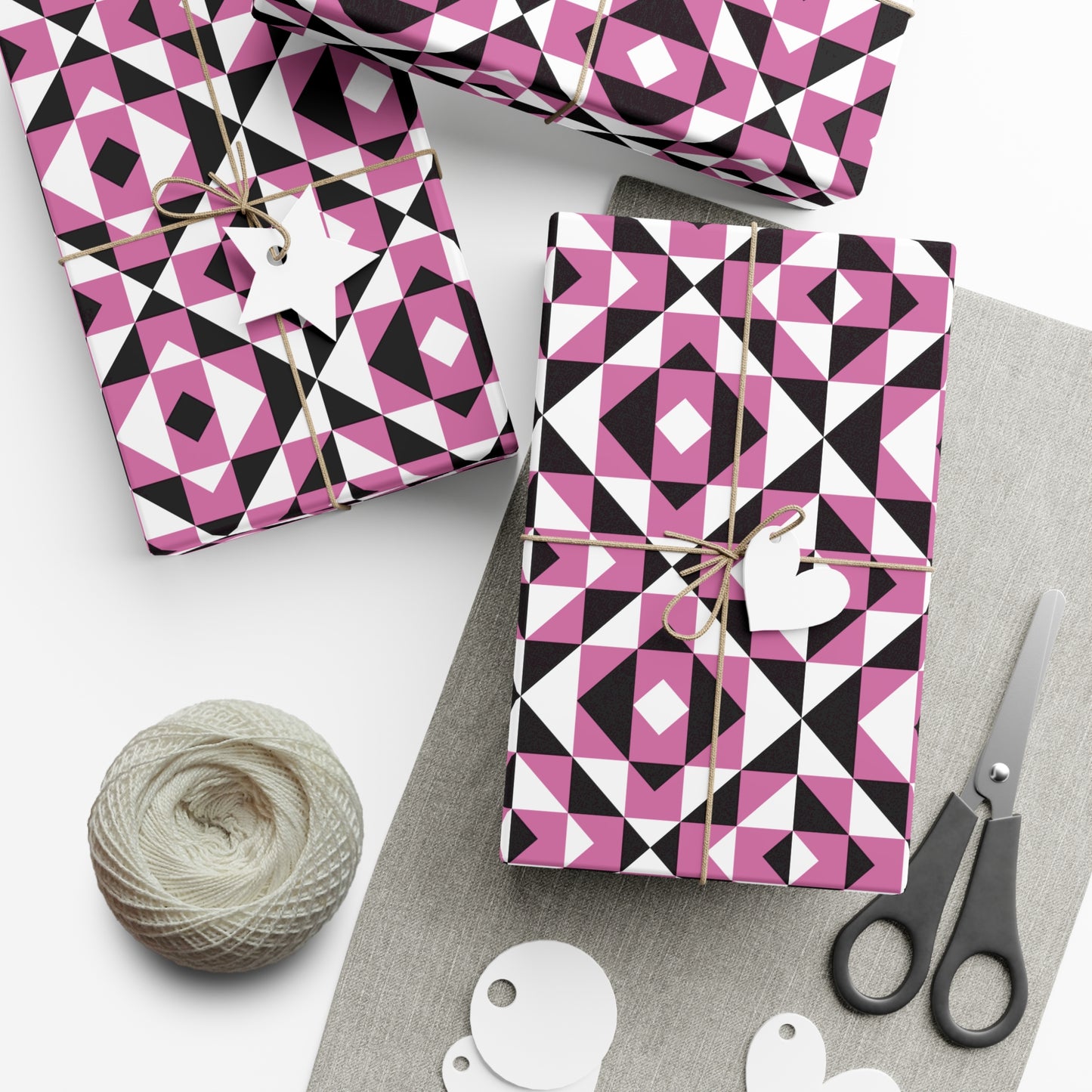Light Pink Sacred Mountains Gift Wrap Papers