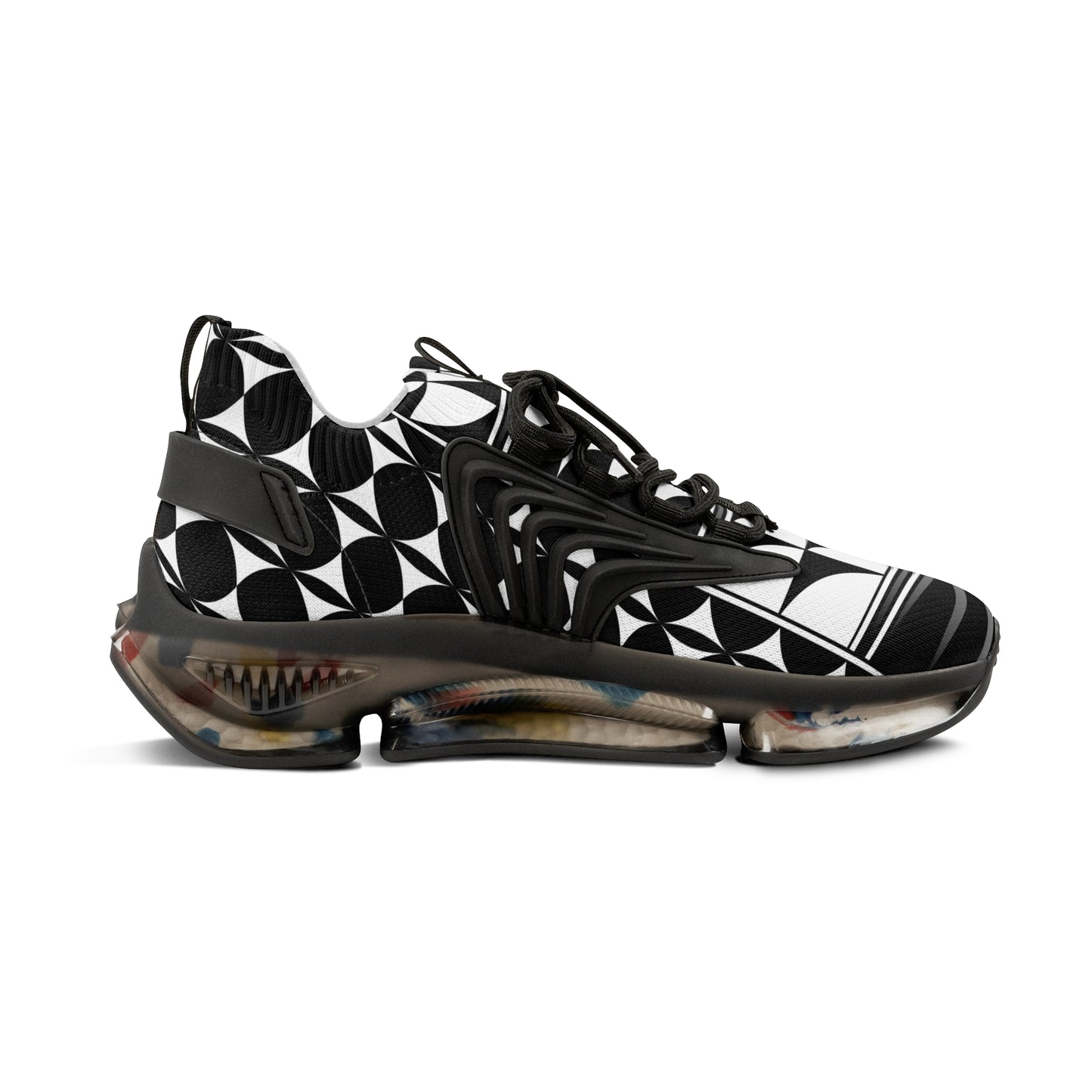 Feather Blessing in Charcoal Men's Mesh Sneakers