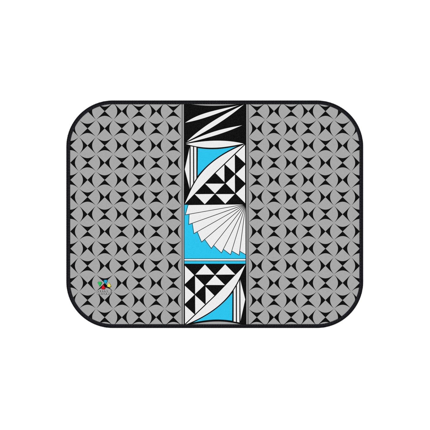 Southwest Sunrise in Turquoise Car Mats (Set of 4)