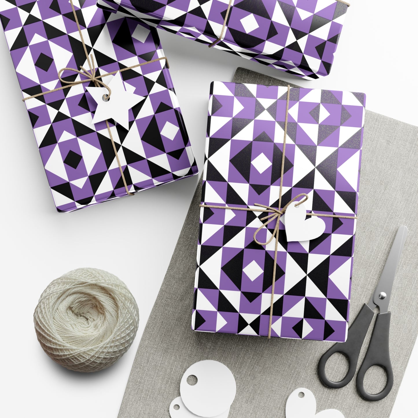 Light Purple Sacred Mountains Gift Wrap Papers