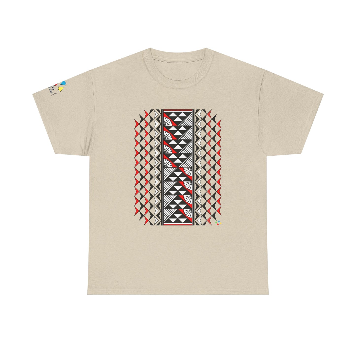 Sun and Rain in Red Gildan Unisex Tee