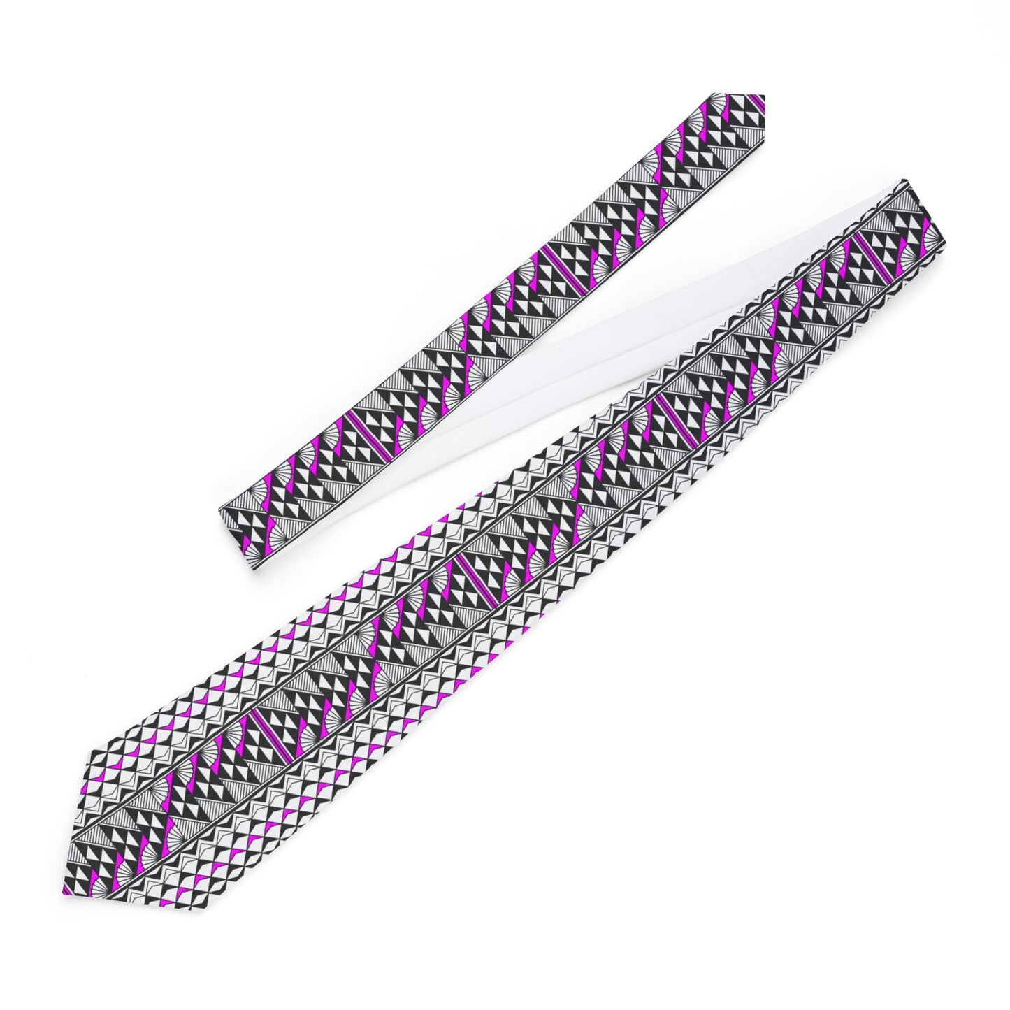 Pink Sun and Rain Necktie