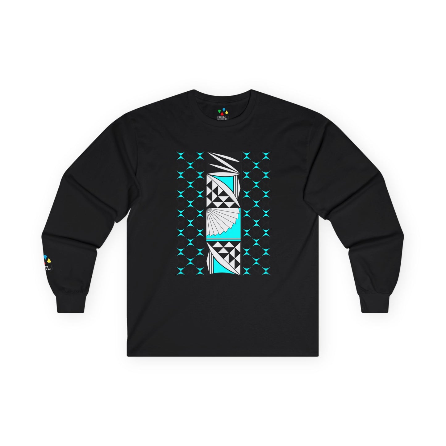 Southwest Sunrise in Turquoise Unisex Long Sleeve Tee