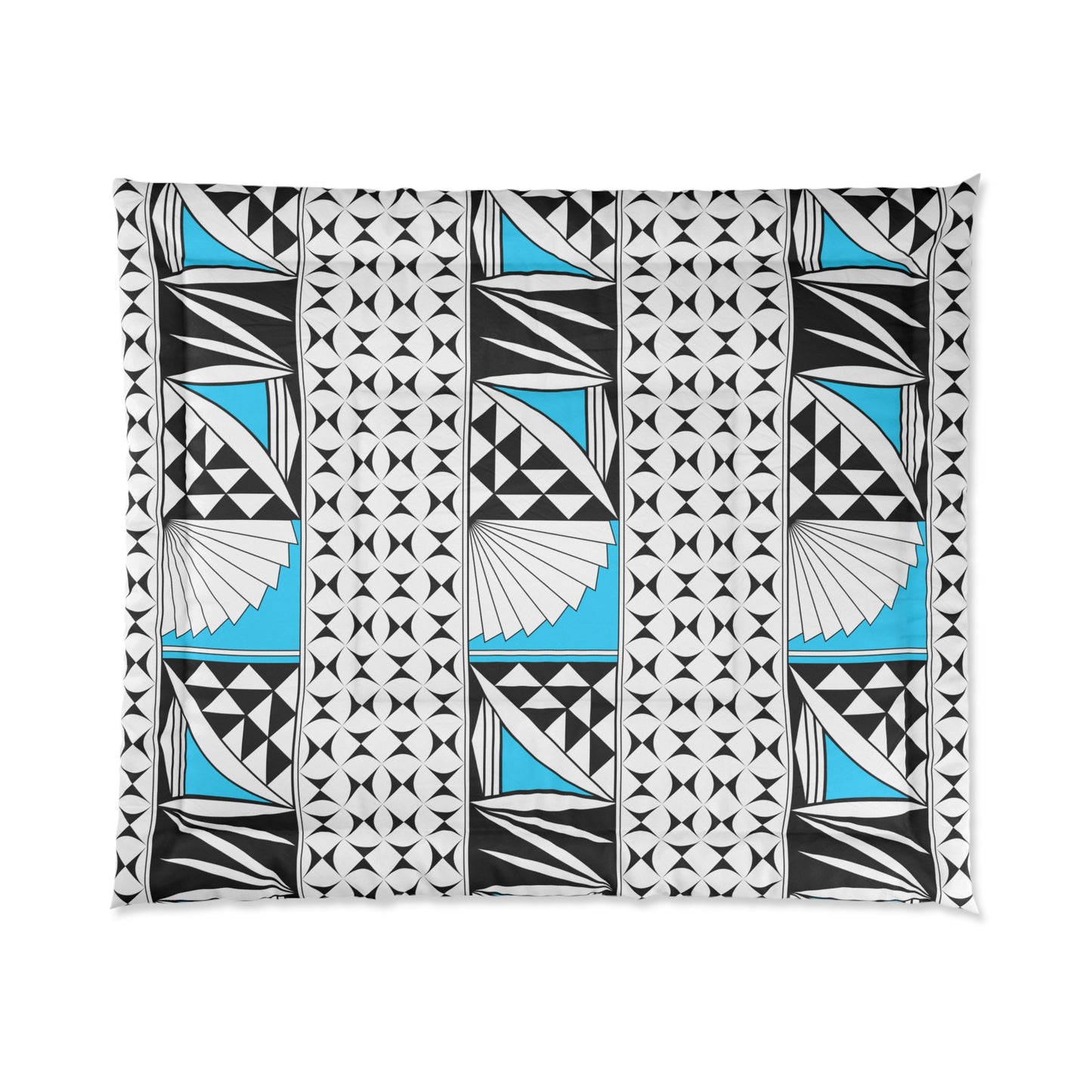 Southwest Sunrise in Turquoise Comforter