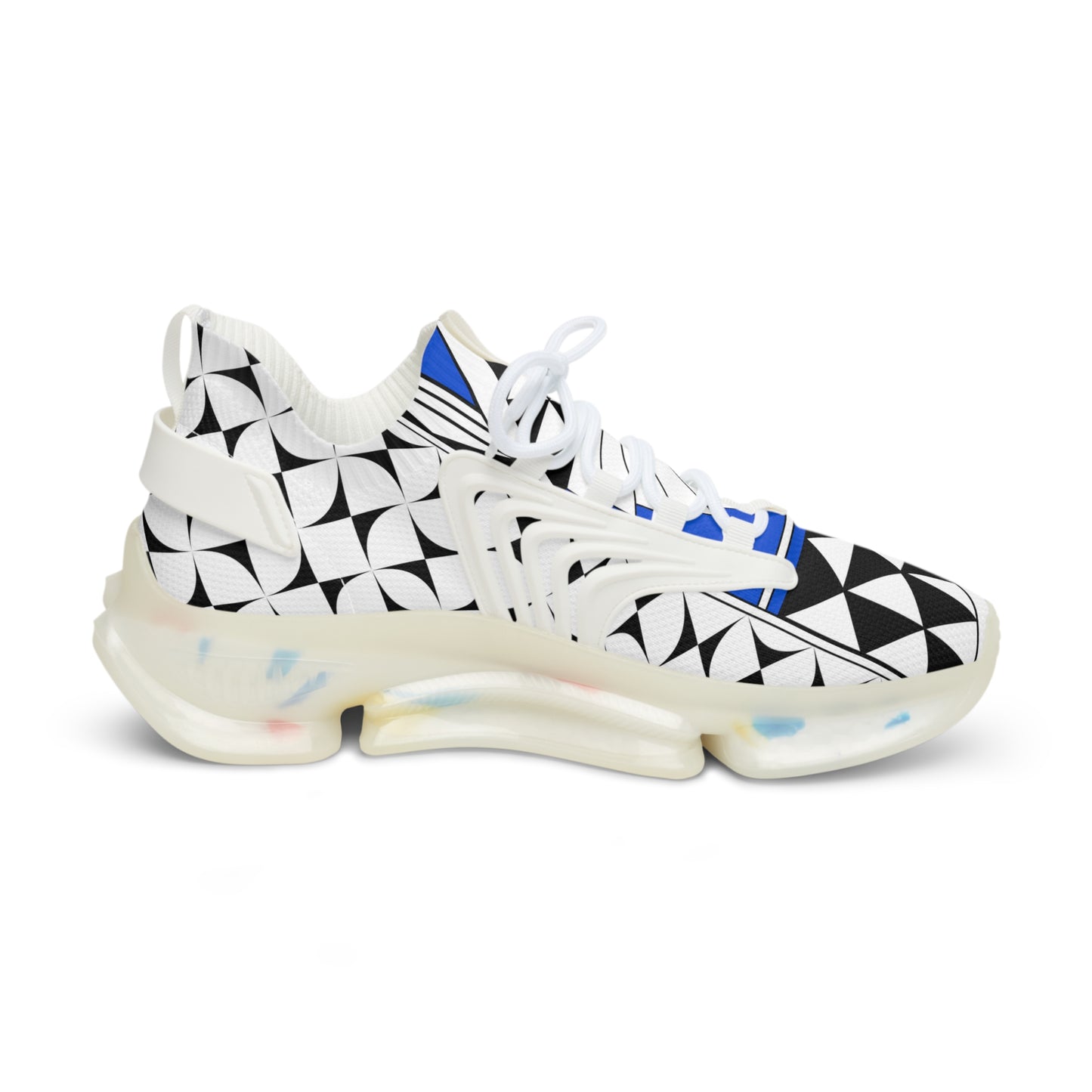 Southwest Sunrise in Blue Men's Mesh Sneakers