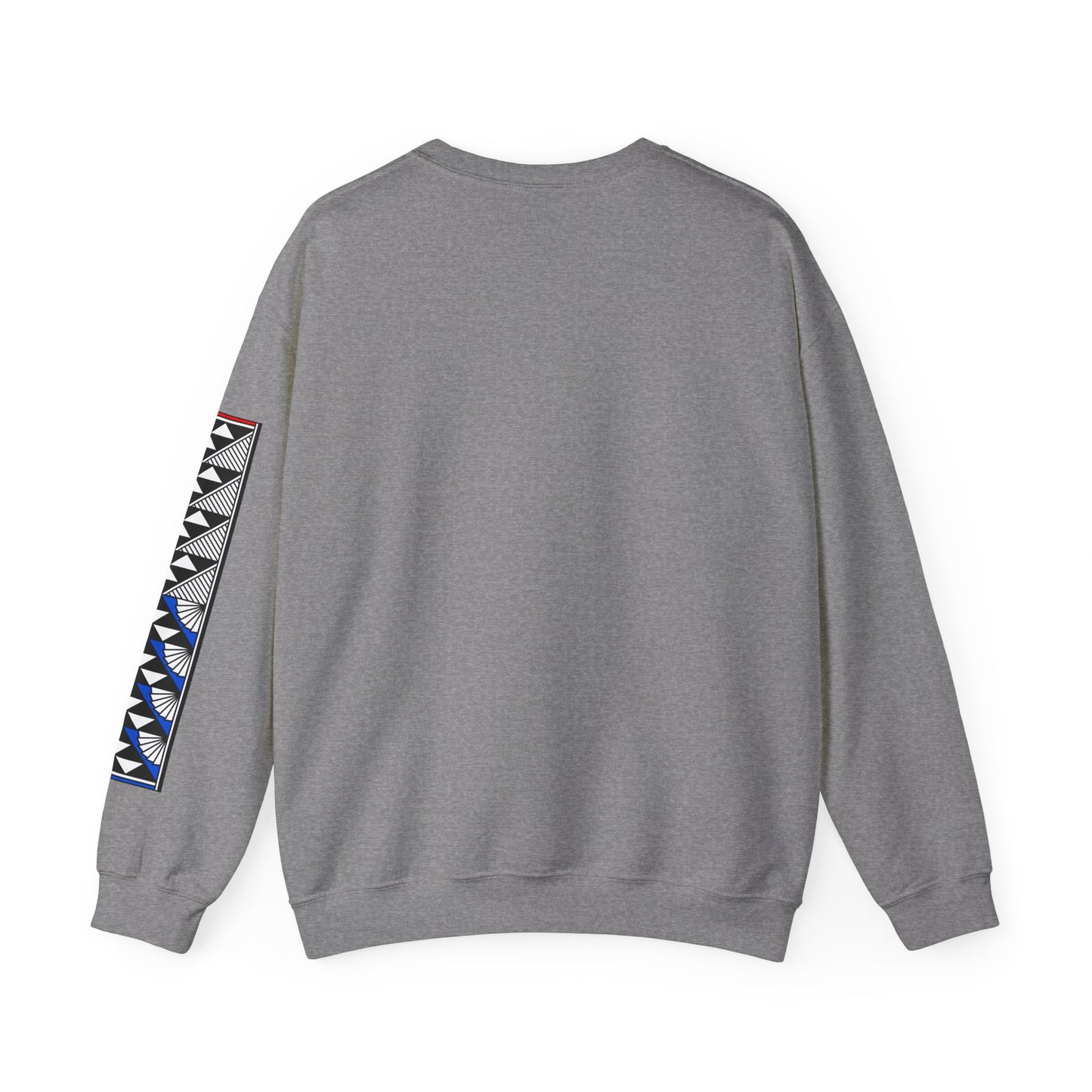 Sun and Rain in Red/White/Blue Unisex Sweatshirt