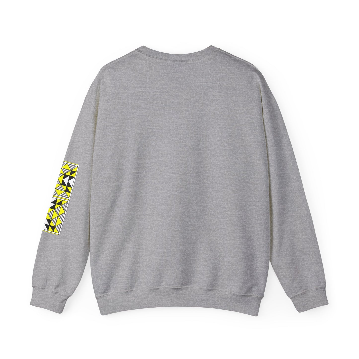 Sacred Mountains in Yellow Unisex Sweatshirt