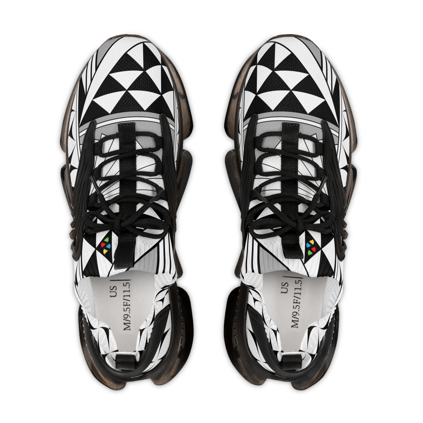 Southwest Sunrise in Gray Men's Mesh Sneakers