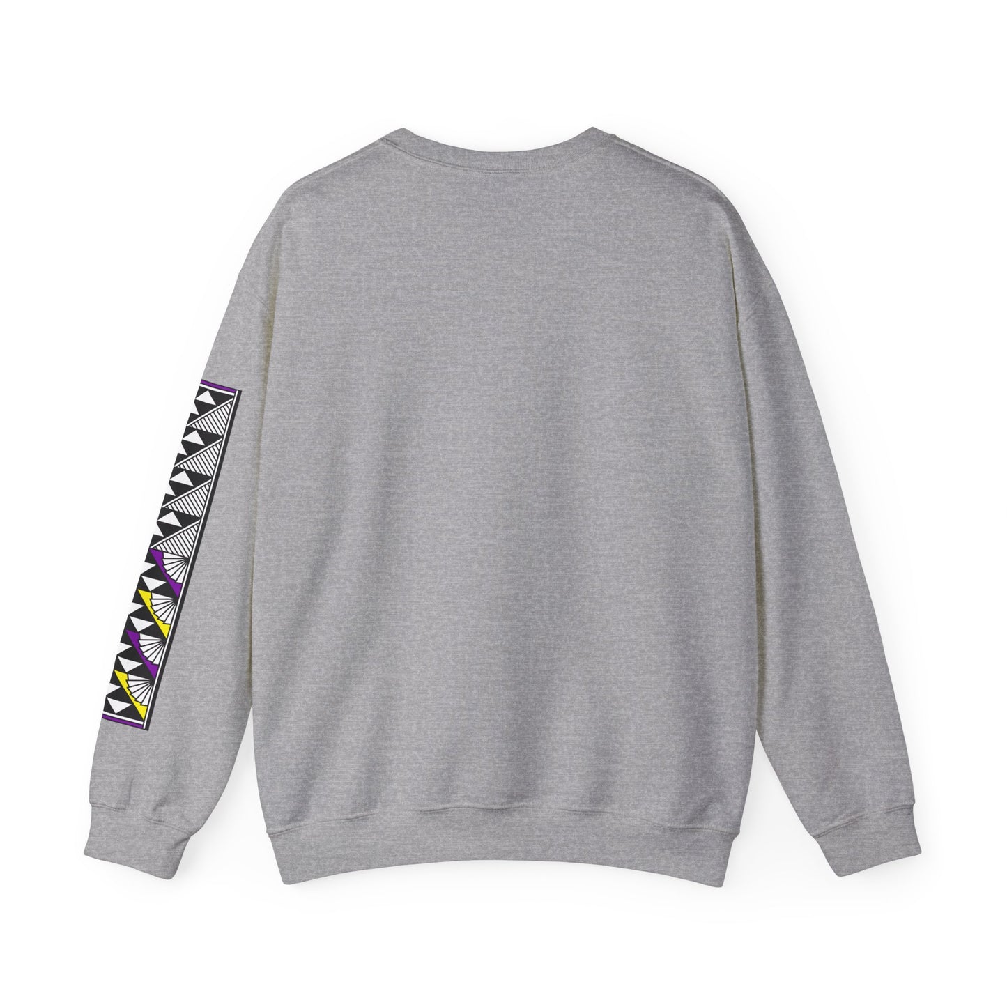 Sun and Rain in Purple/Yellow Unisex Sweatshirt