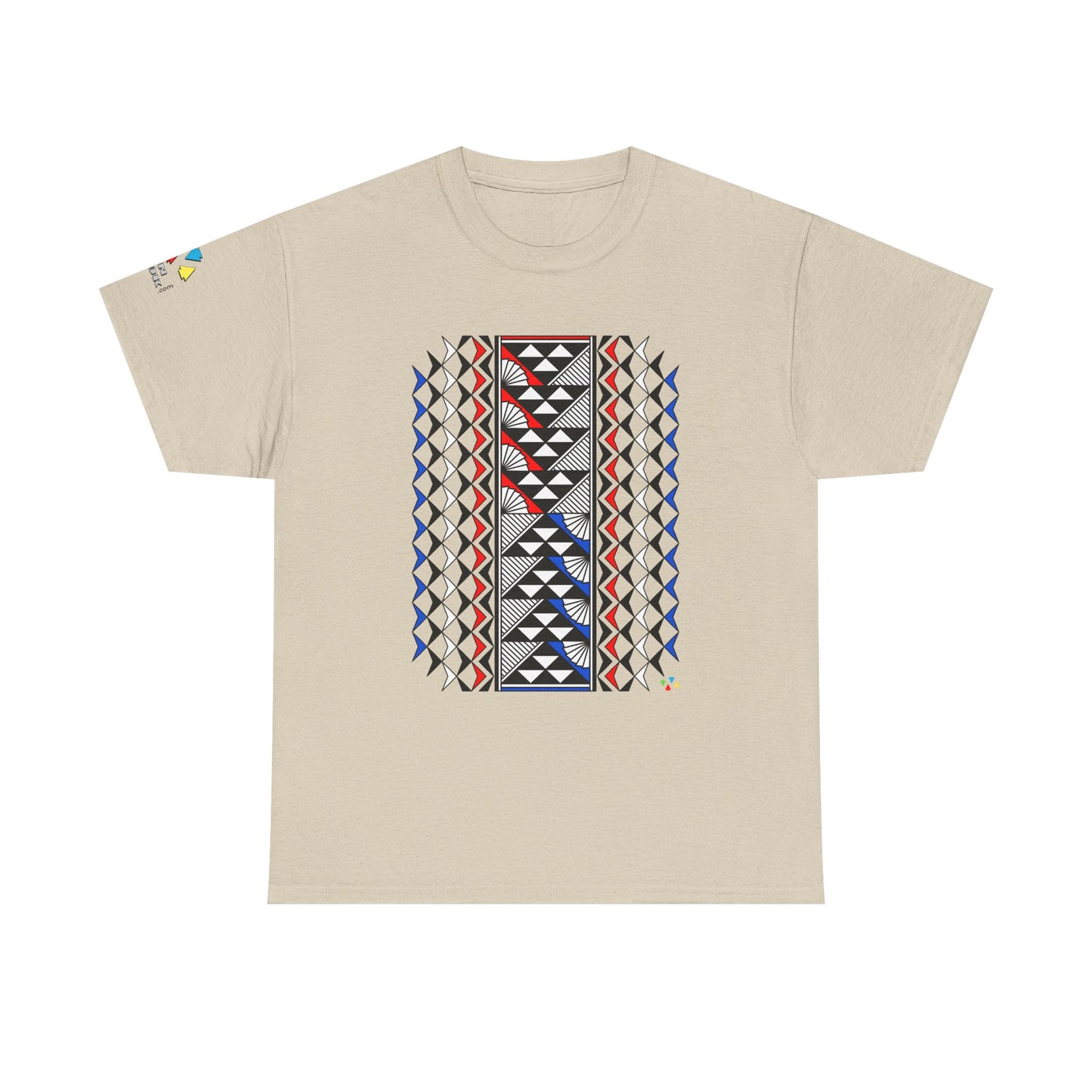 Sun and Rain in Red/White/Blue Gildan Unisex Tee