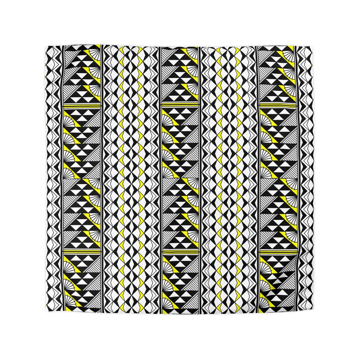 Sun and Rain in Yellow Microfiber Duvet Cover