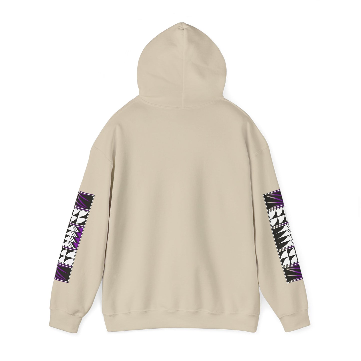 Blessed Feathers in Purple Unisex Hoodie