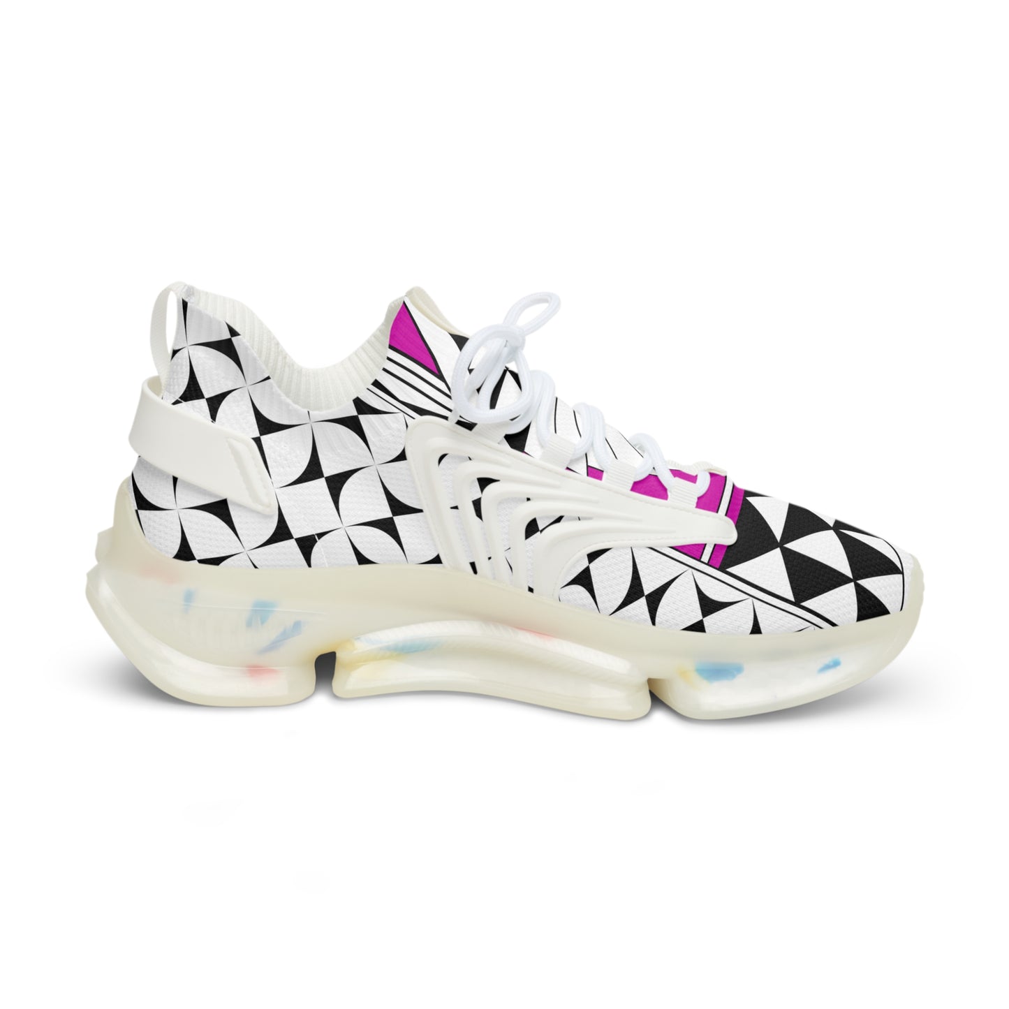 Southwest Sunrise in Pink Men's Mesh Sneakers