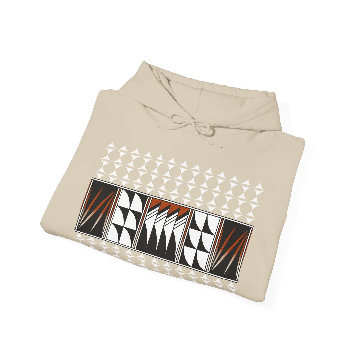 Blessed Feathers in Rust Unisex Hoodie
