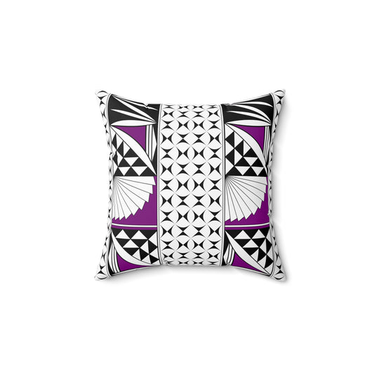 Southwest Sunrise in Purple Square Pillow