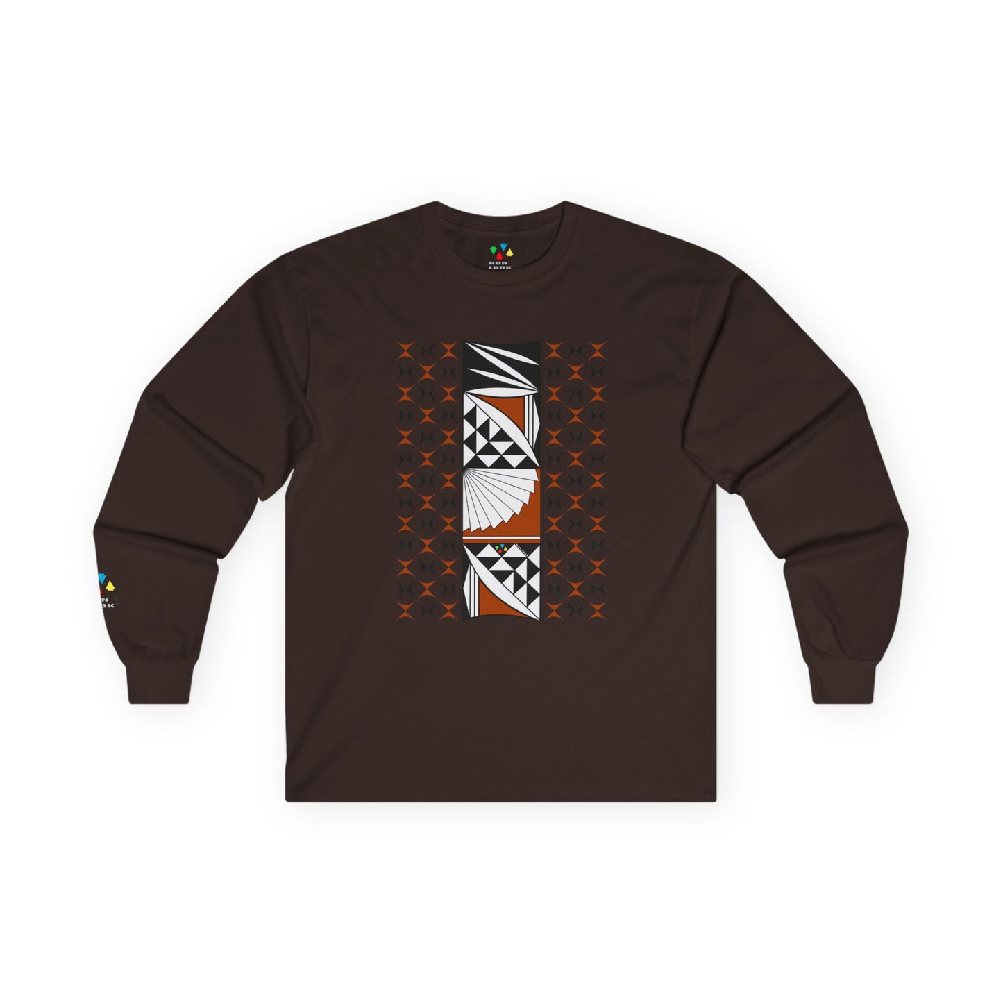 Southwest Sunrise in Rust Unisex Long Sleeve Tee