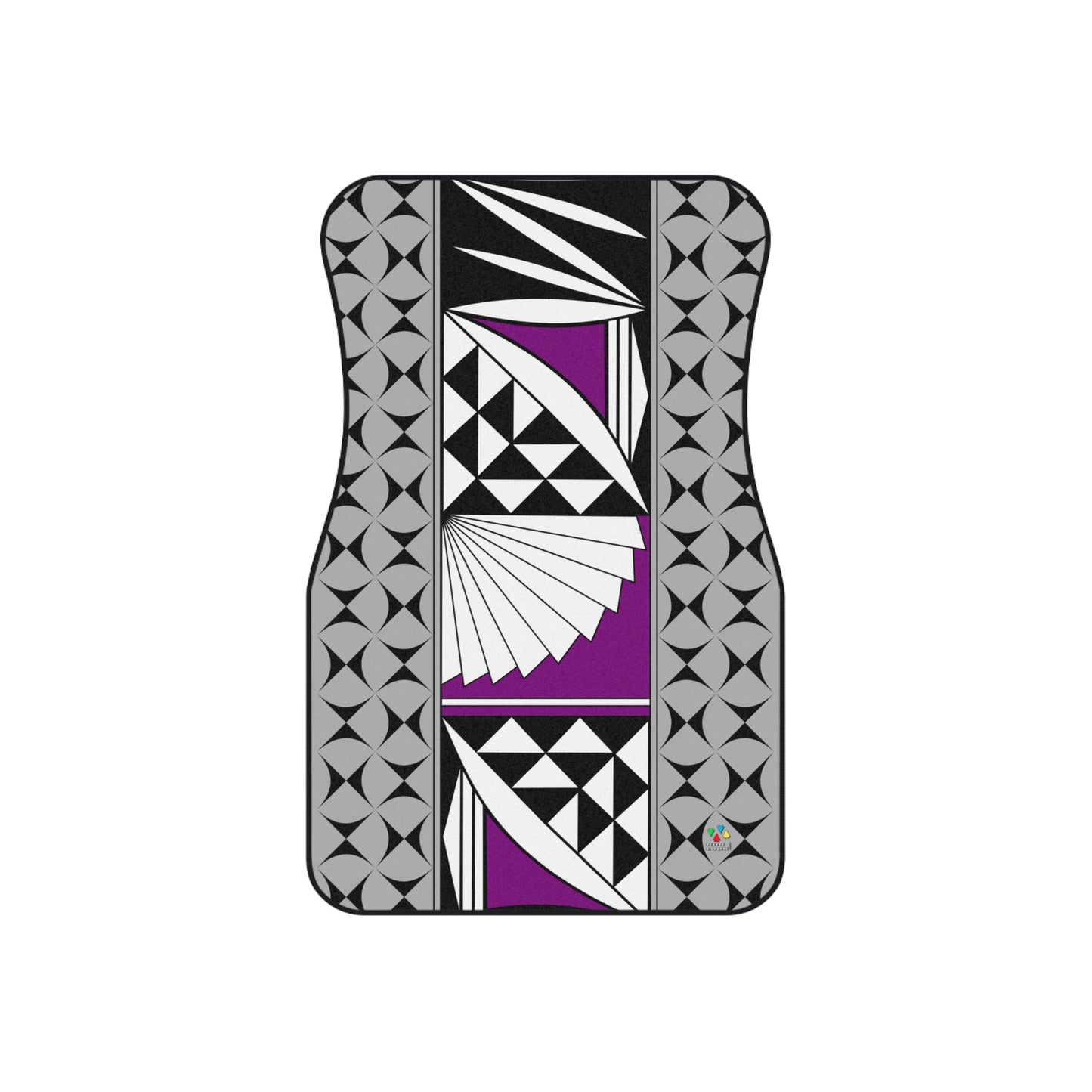 Southwest Sunrise in Purple Car Mats (Set of 4)