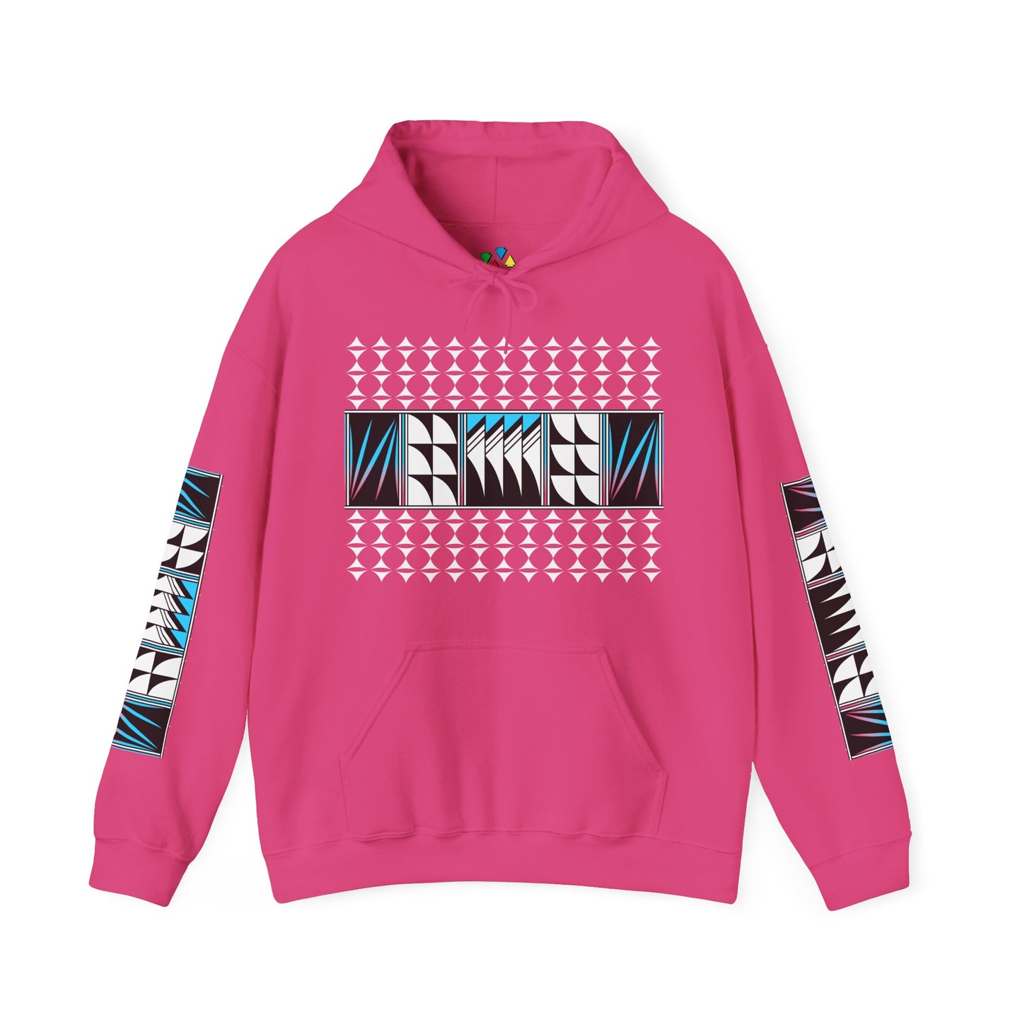 Blessed Feathers in Turquoise Unisex Hoodie