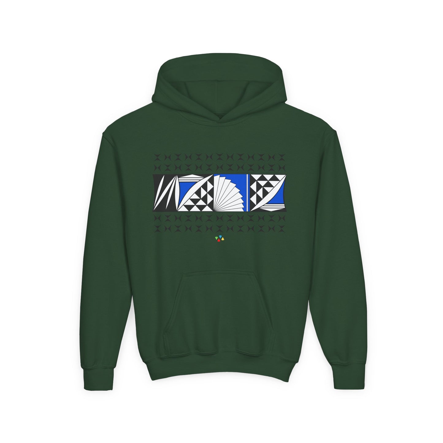 Blue Southwest Sunrise Youth Heavy Blend Hooded Sweatshirt