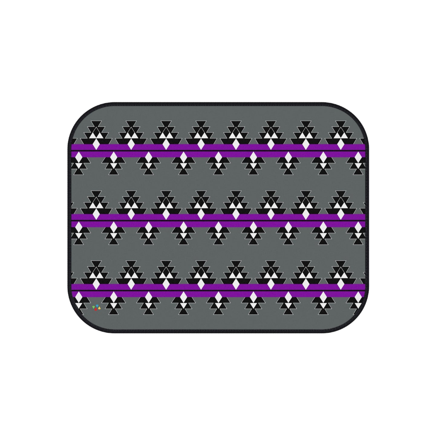Purple Native Woven Stories Car Mats (Set of 4)