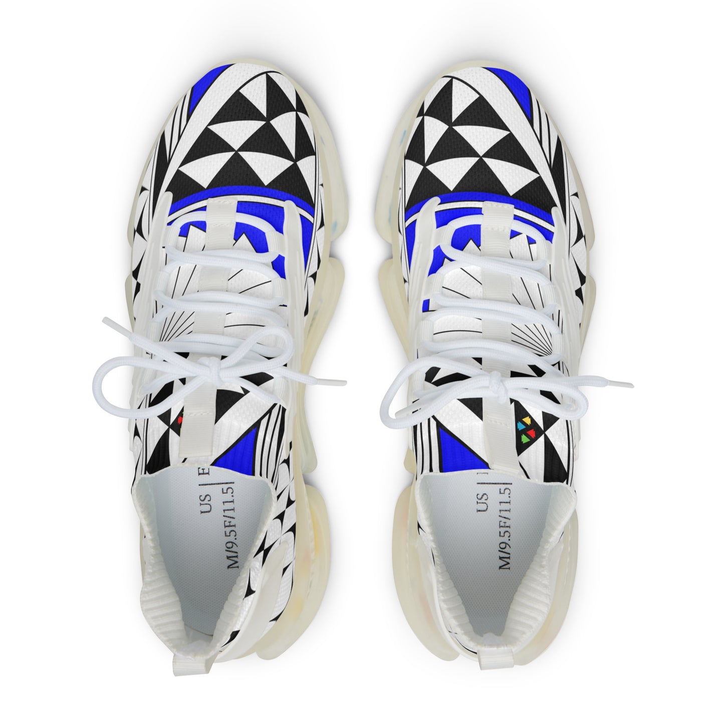 Southwest Sunrise in Cobalt Men's Mesh Sneakers