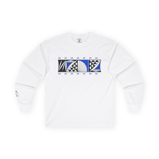 Southwest Sunrise in Blue Unisex Long Sleeve Tee