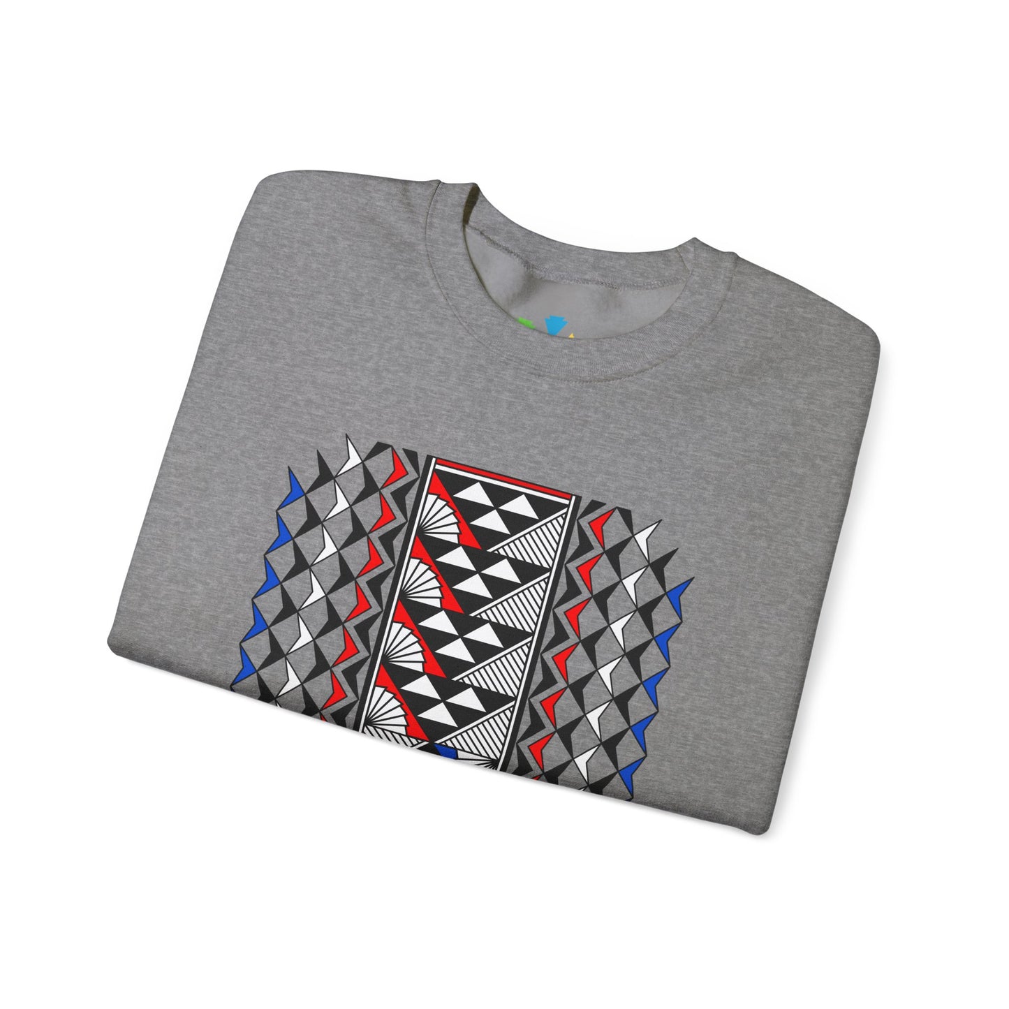 Sun and Rain in Red/White/Blue Unisex Sweatshirt