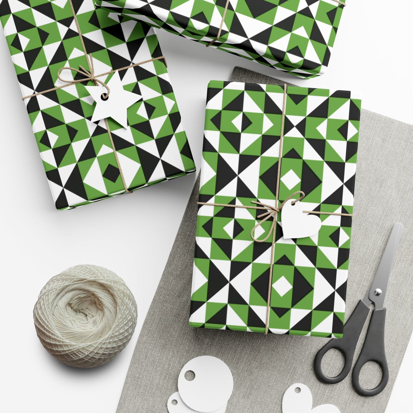 Light Green Sacred Mountains Gift Wrap Papers
