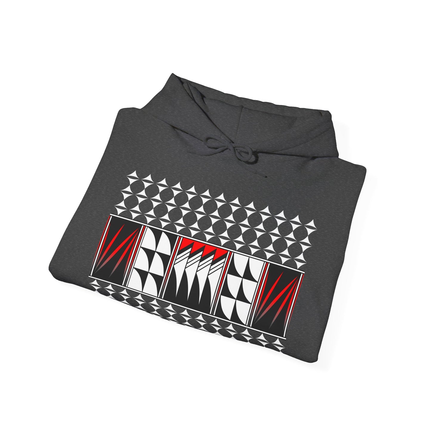 Blessed Feathers in Red Unisex Hoodie
