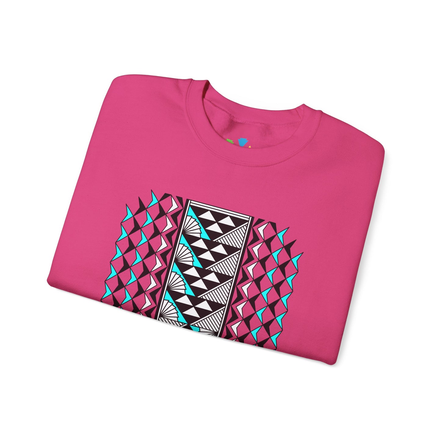 Sun and Rain in Turquoise Unisex Sweatshirt