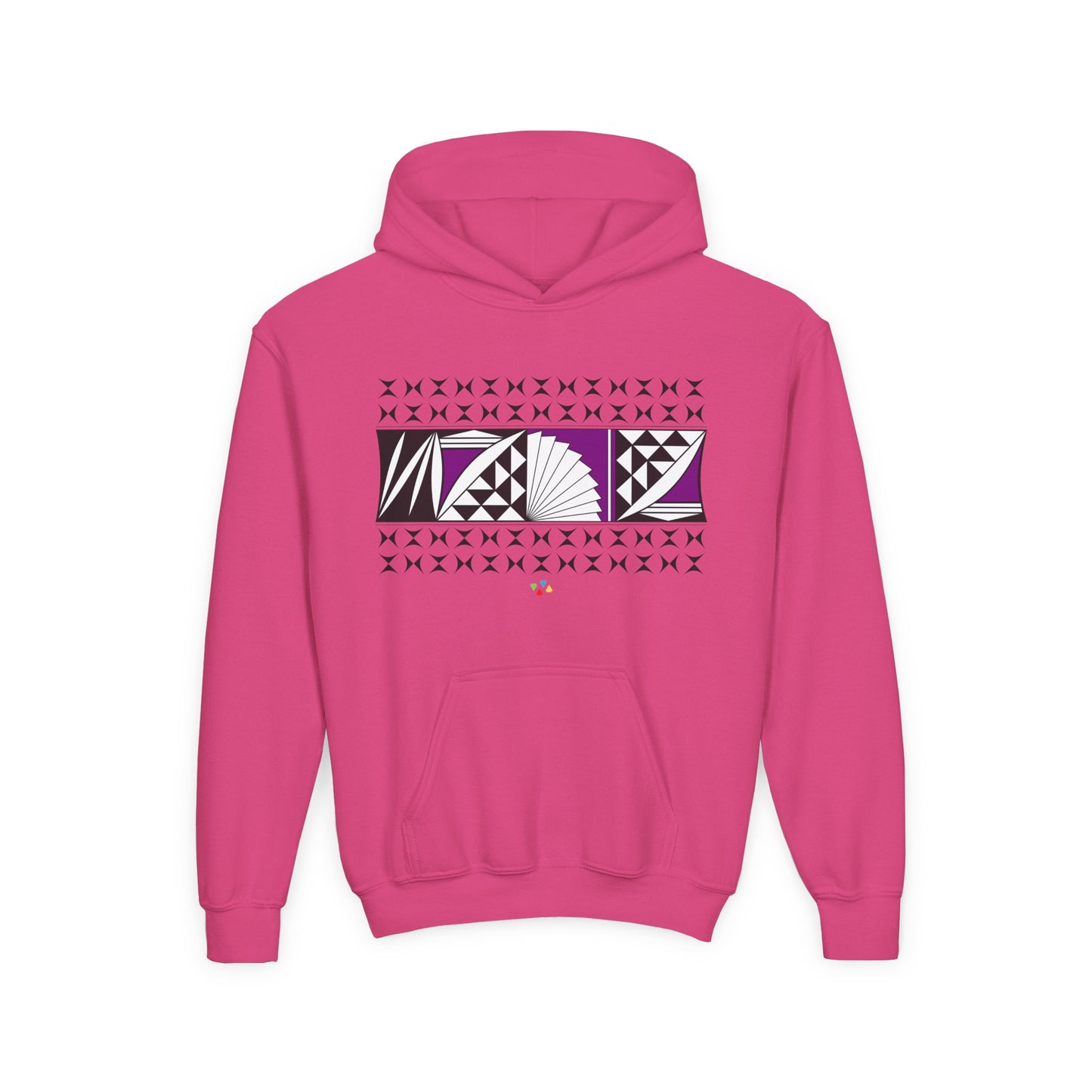 Purple Southwest Sunrise Youth Heavy Blend Hooded Sweatshirt