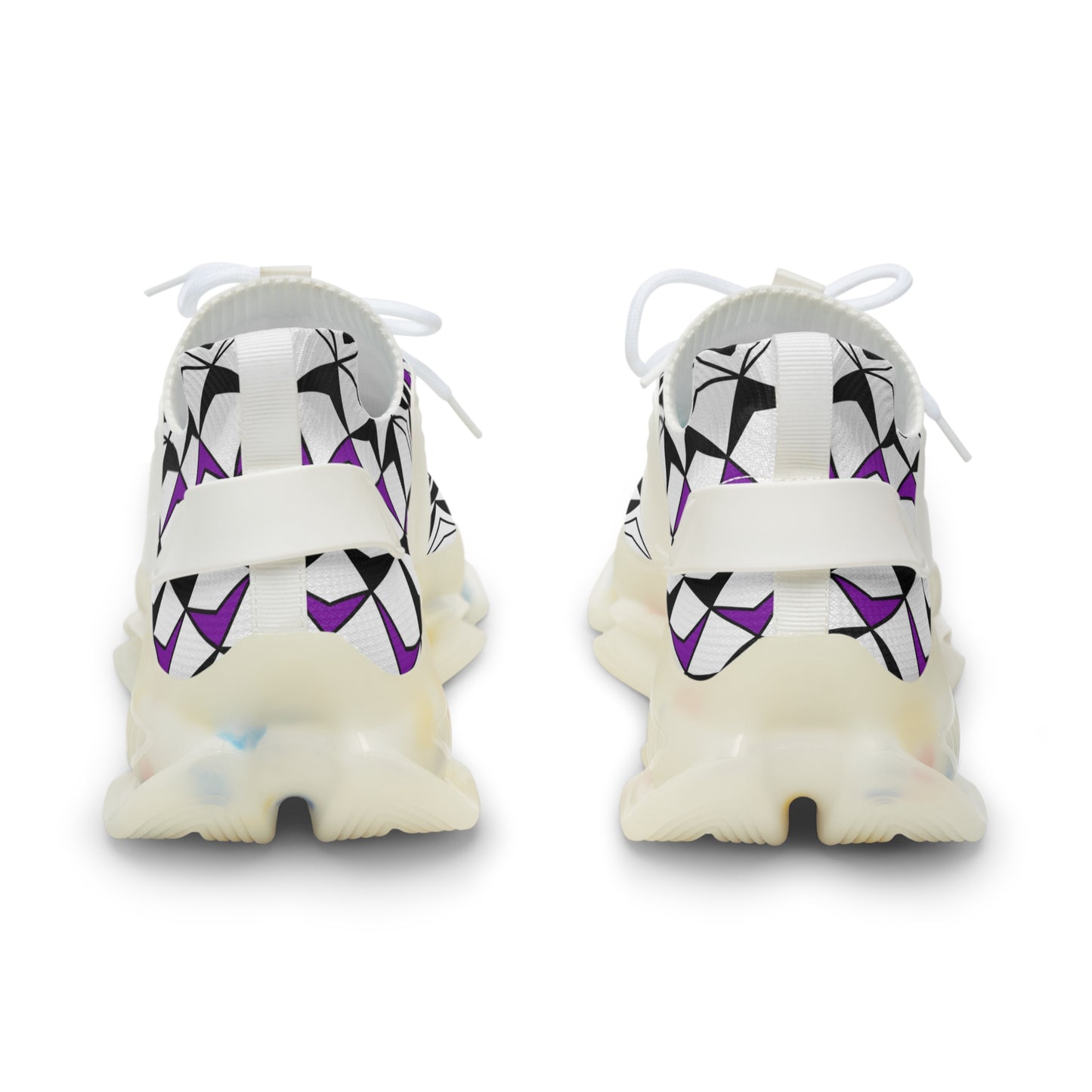 Sun and Rain in Purple Men's Mesh Sneakers