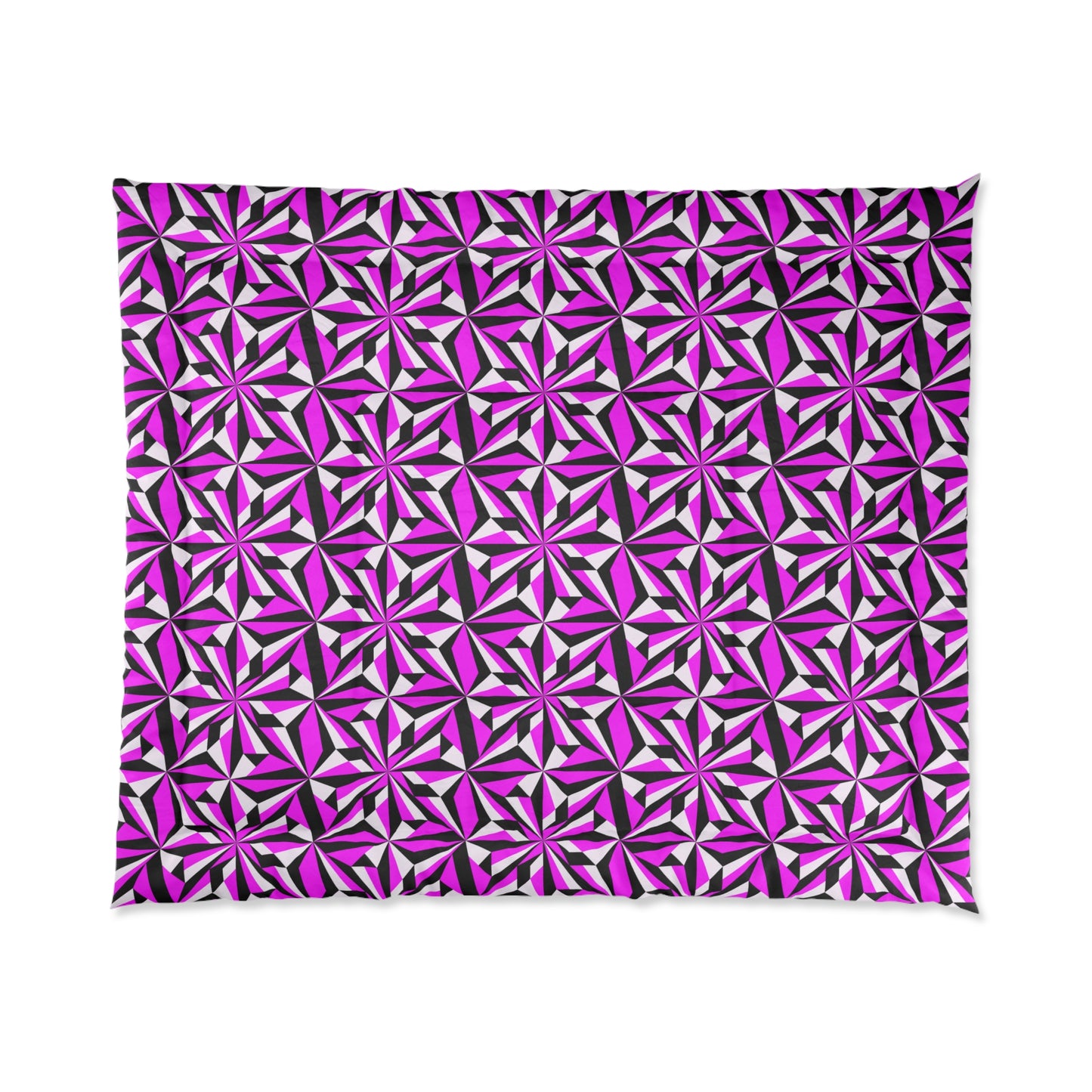Southwest Desert Flower in Pink Comforter
