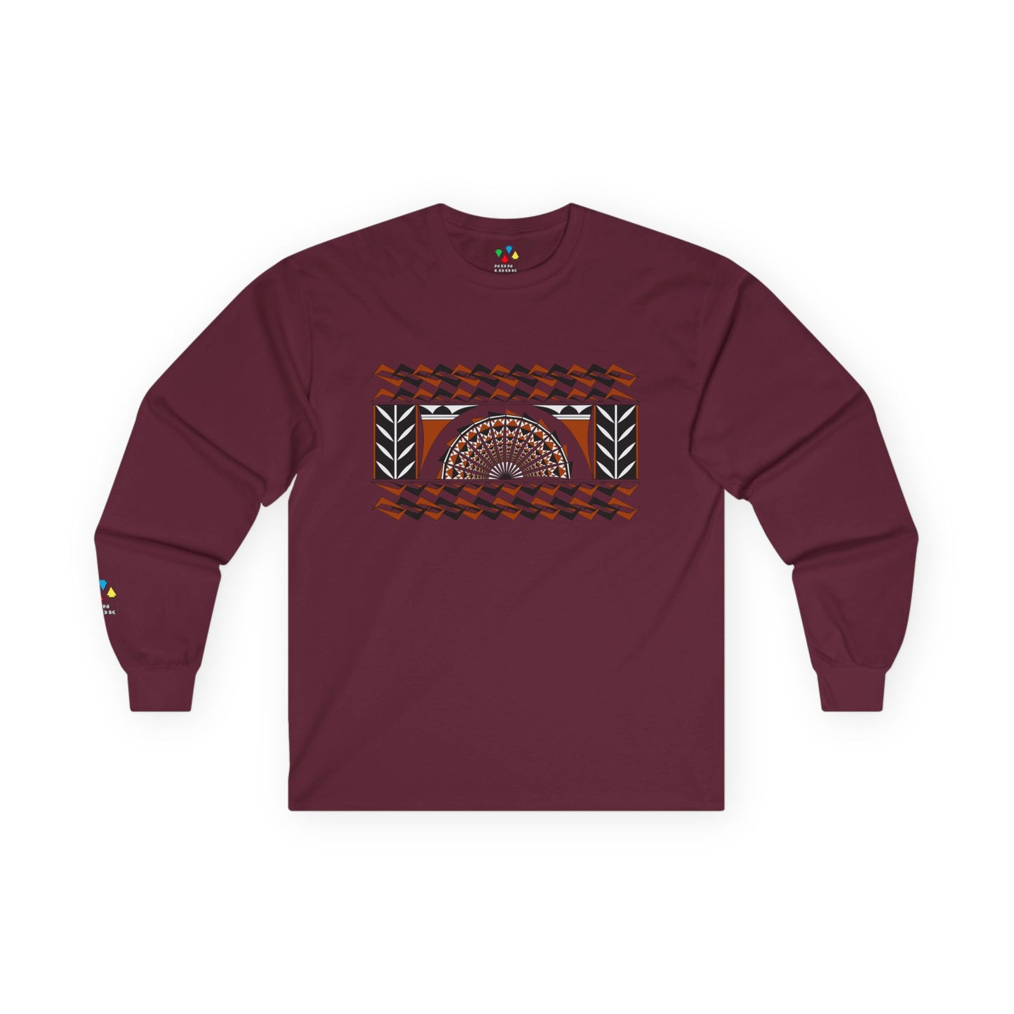 Southwest Sunset in Rust Unisex Long Sleeve Tee