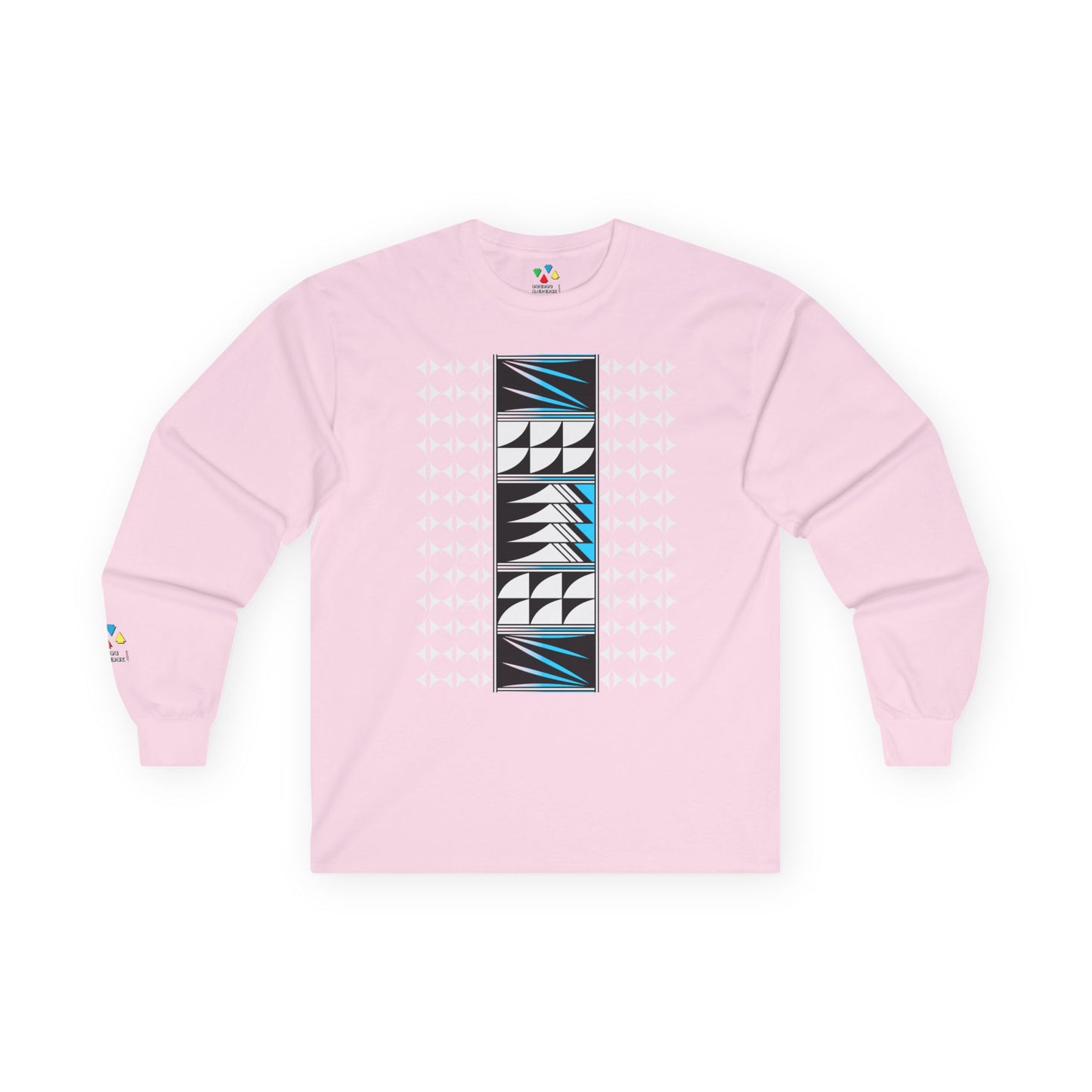 Feather Blessings in Turquoise Unisex Long Sleeve Tee
