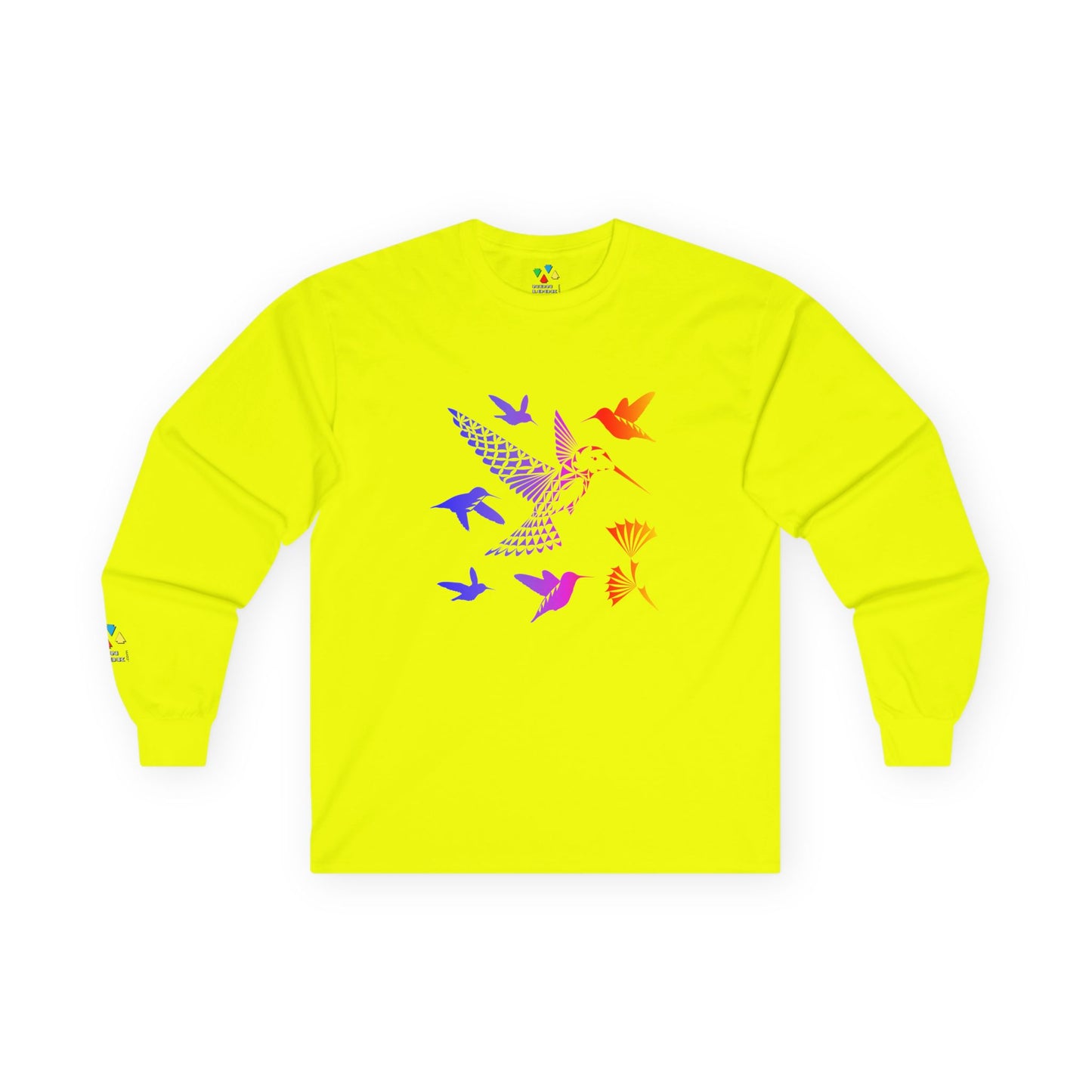 Rainbow Hummingbird Blessing Unisex Long Sleeve Tee