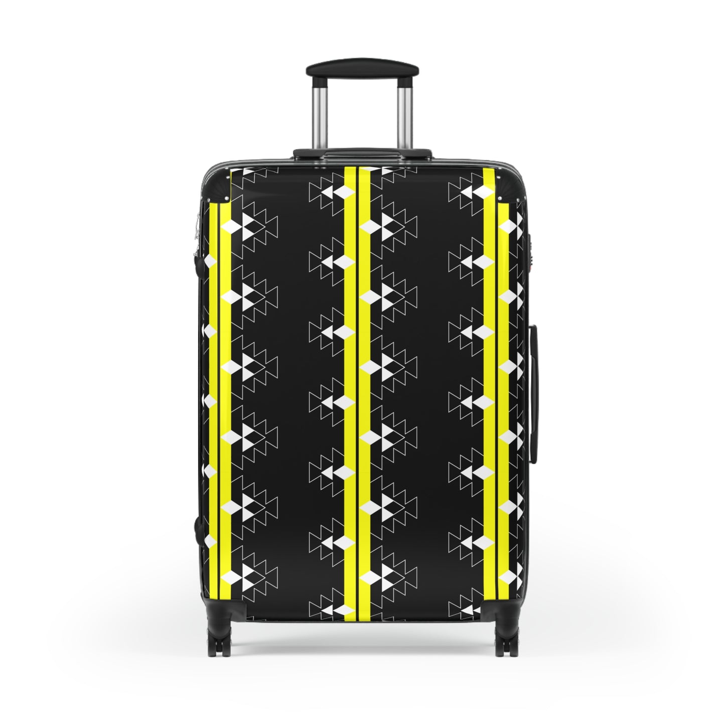 Yellow Native Woven Stories Suitcases