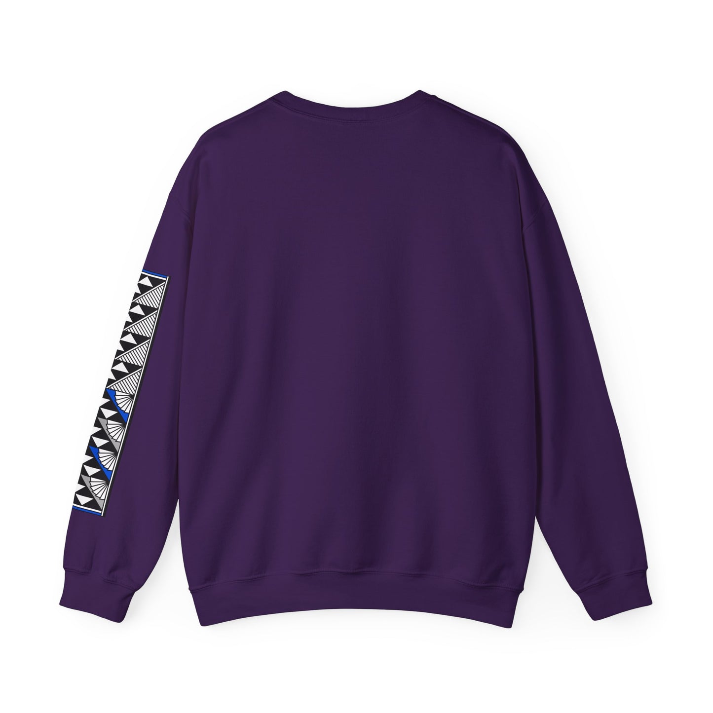 Sun and Rain in Blue/Silver Unisex Sweatshirt
