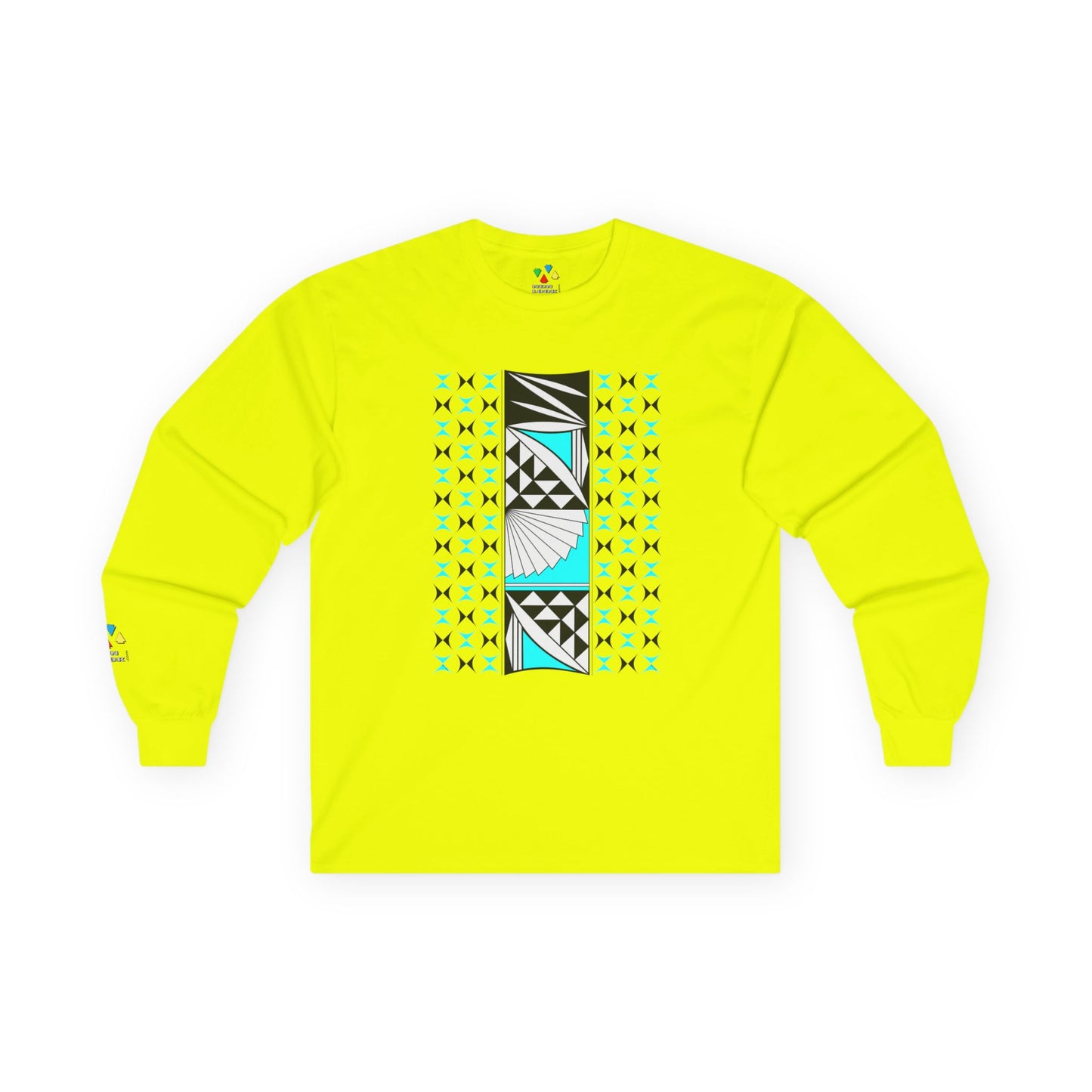 Southwest Sunrise in Turquoise Unisex Long Sleeve Tee