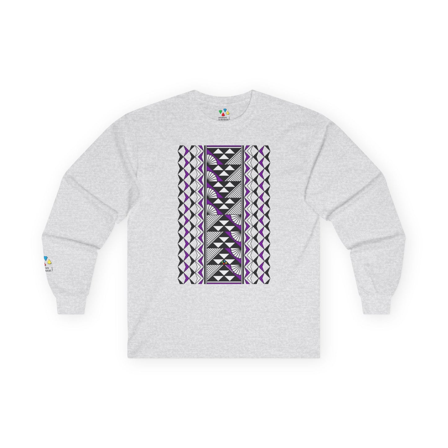 Sun and Rain in Purple Unisex Long Sleeve Tee