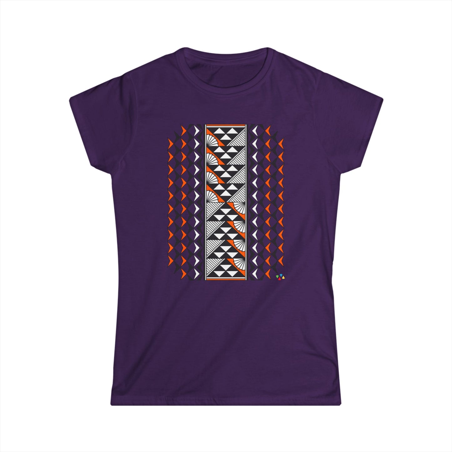 Orange Southwest Sun and Rain Women's Softstyle Tee