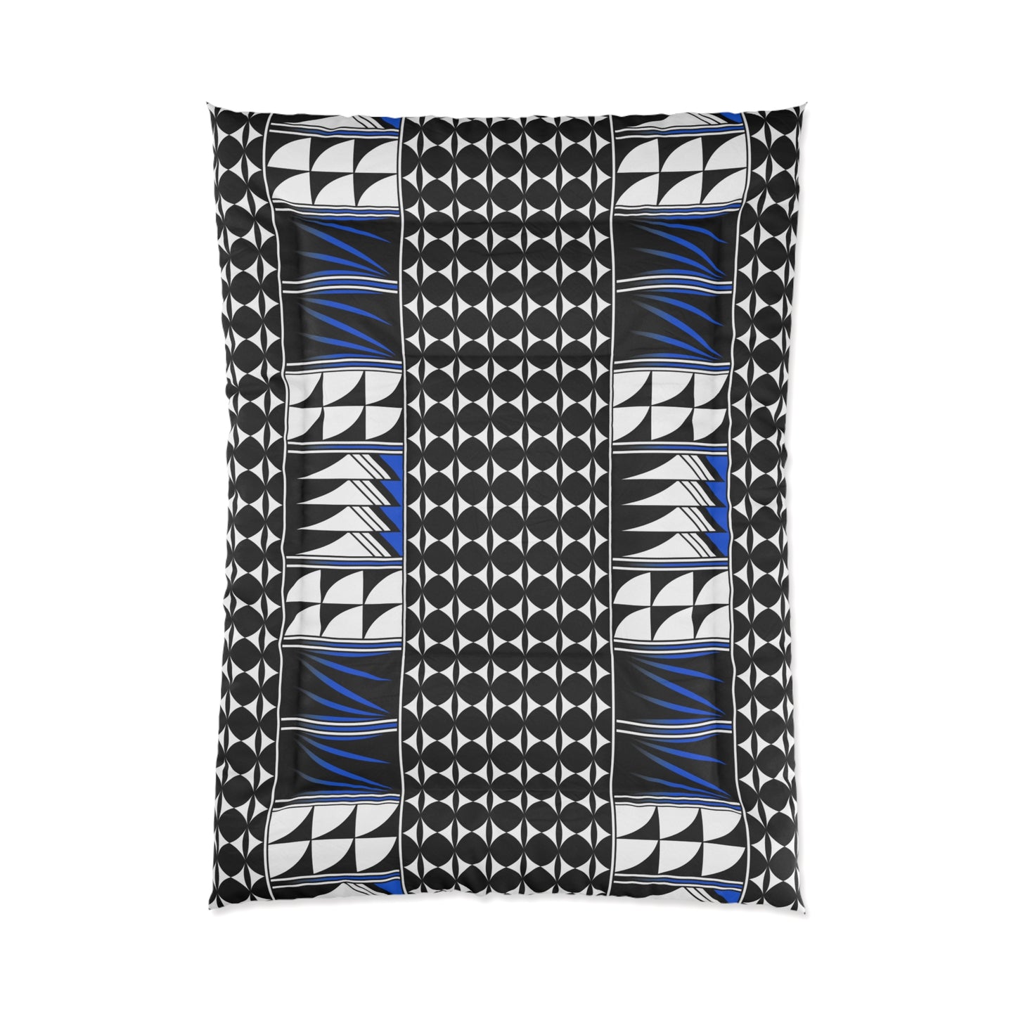 Southwest Feather Blessing in Blue Comforter