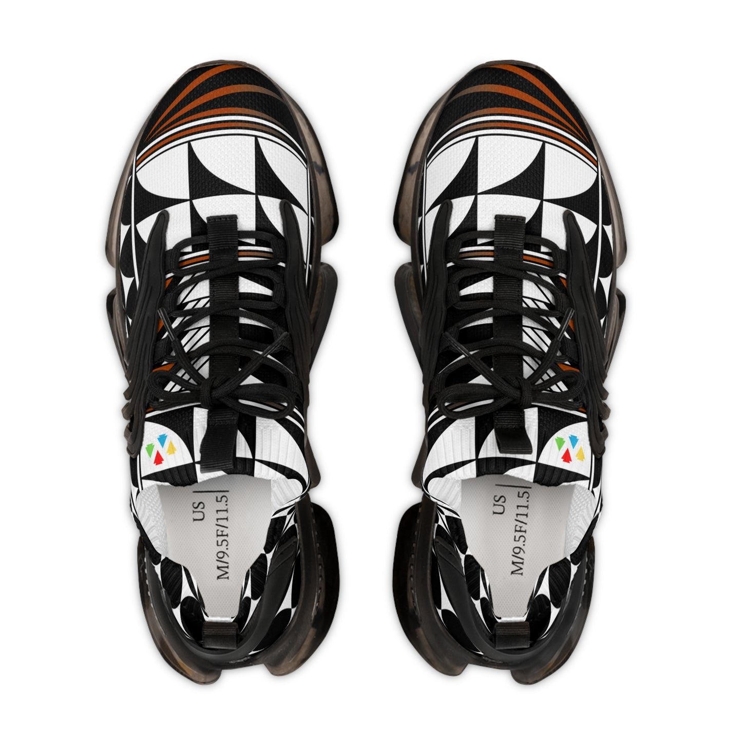 Feather Blessing in Rust Men's Mesh Sneakers