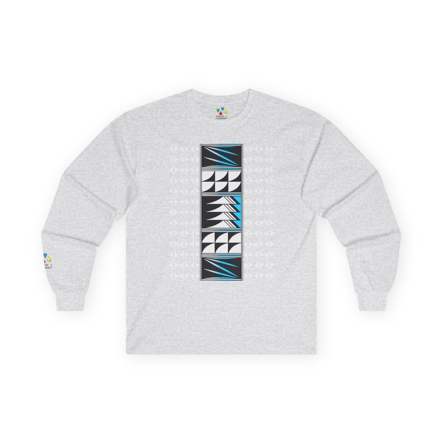 Feather Blessings in Turquoise Unisex Long Sleeve Tee
