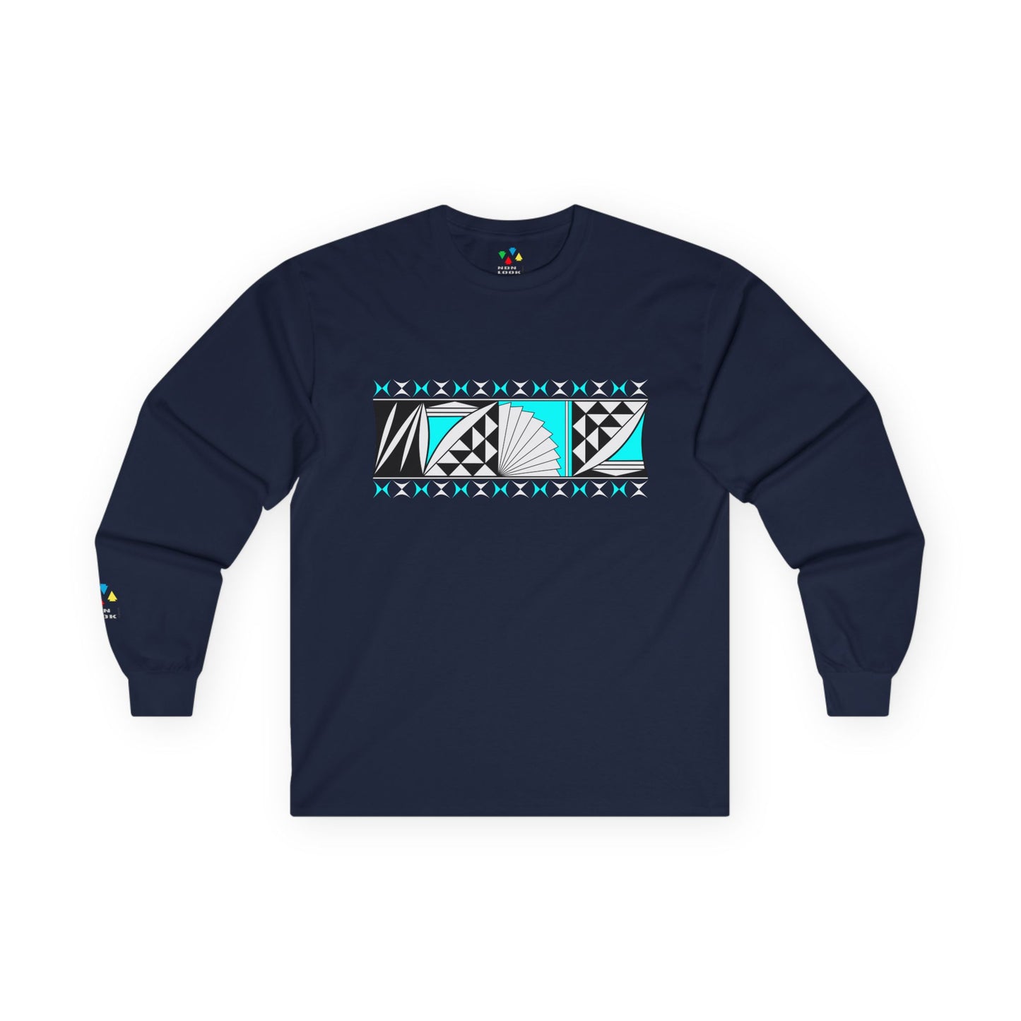 Southwest Sunrise in Turquoise Unisex Long Sleeve Tee
