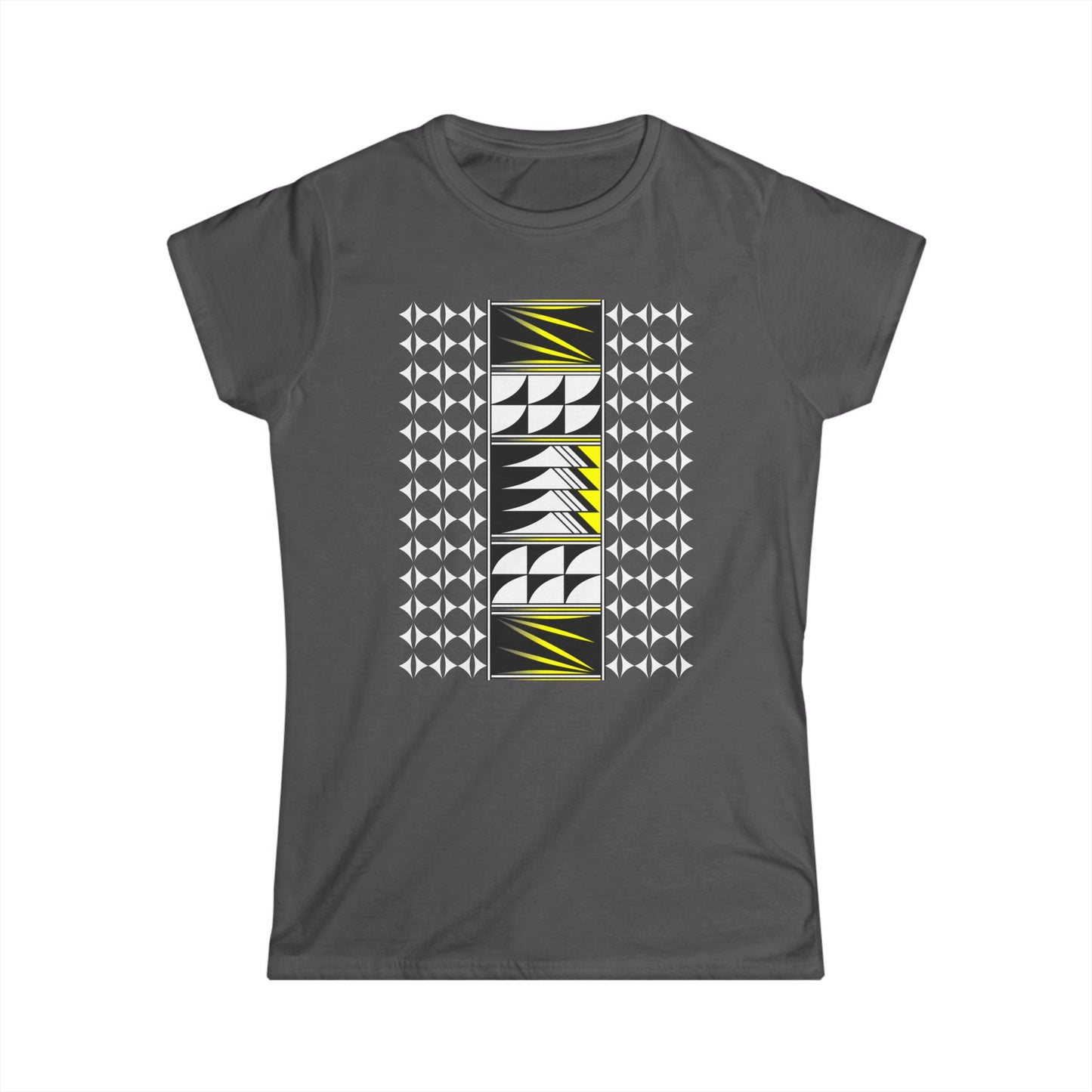 Yellow Native Feather Blessing Women's Softstyle Tee