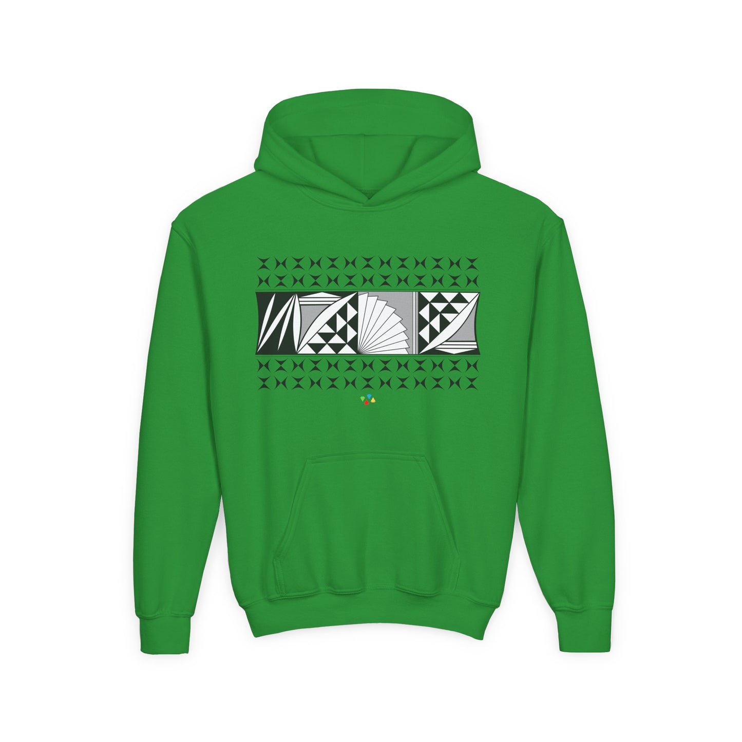 Gray Southwest Sunrise Youth Heavy Blend Hooded Sweatshirt