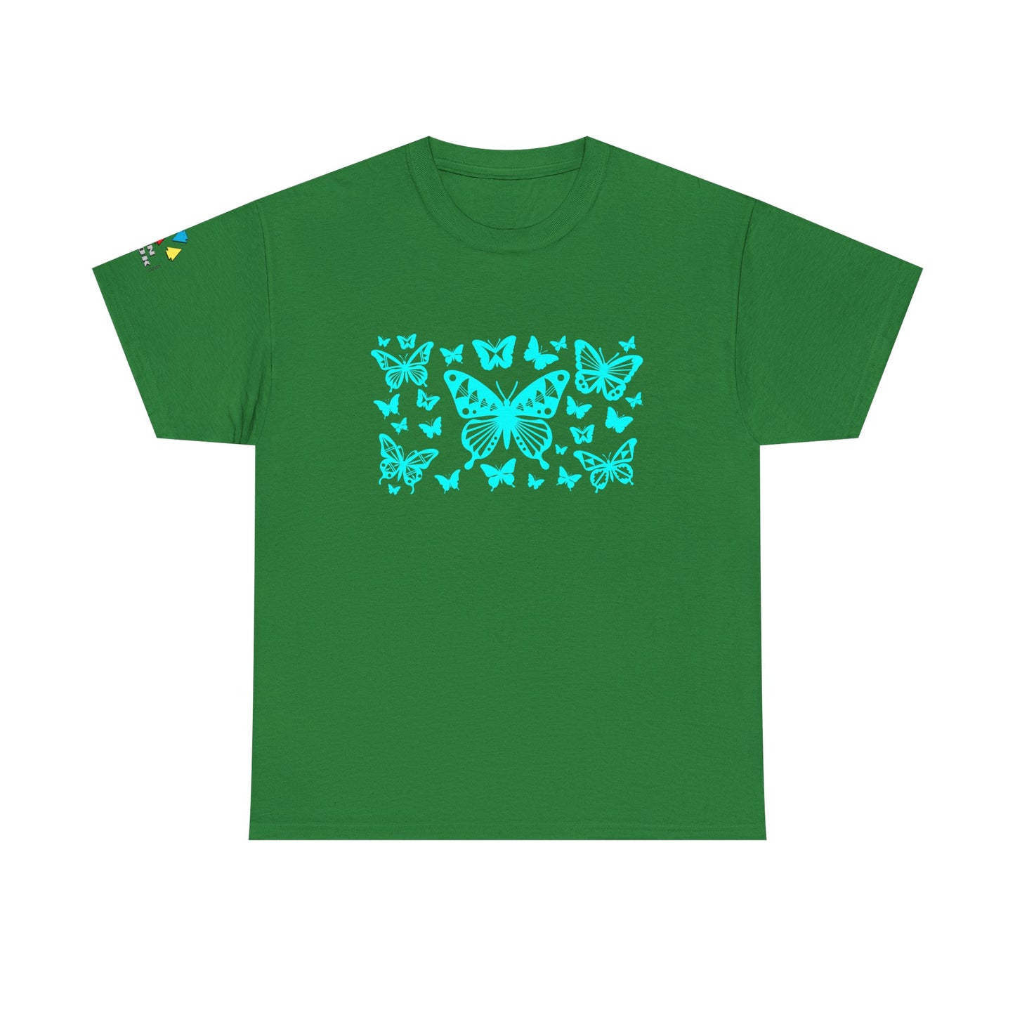 Butterfly Dance in Turquoise Gildan Unisex Tee