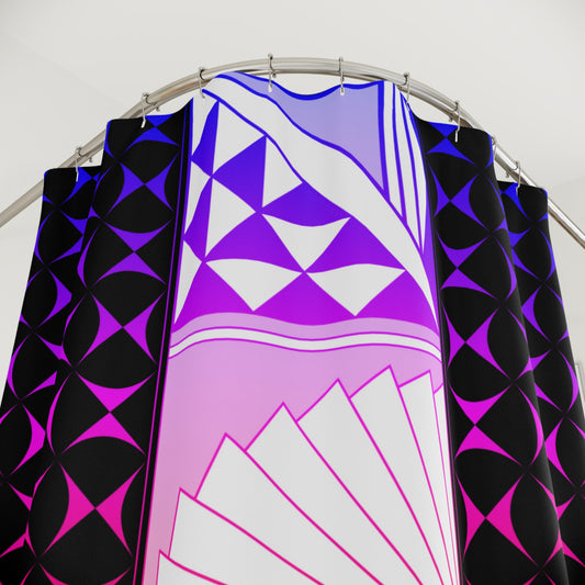 Night Rainbow Sunrise Shower Curtains