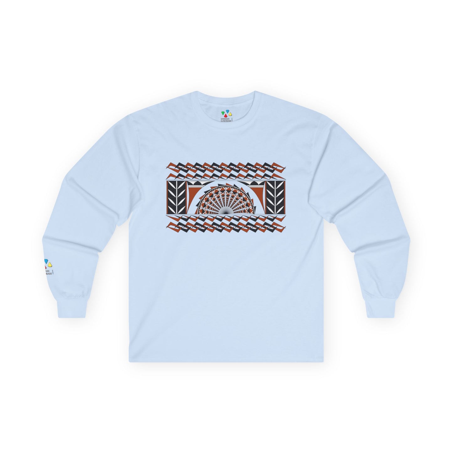 Southwest Sunset in Rust Unisex Long Sleeve Tee